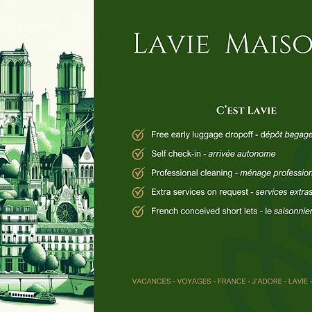 Lavie Maison - Comfortable Studio Near The Marais Paris Eksteriør bilde